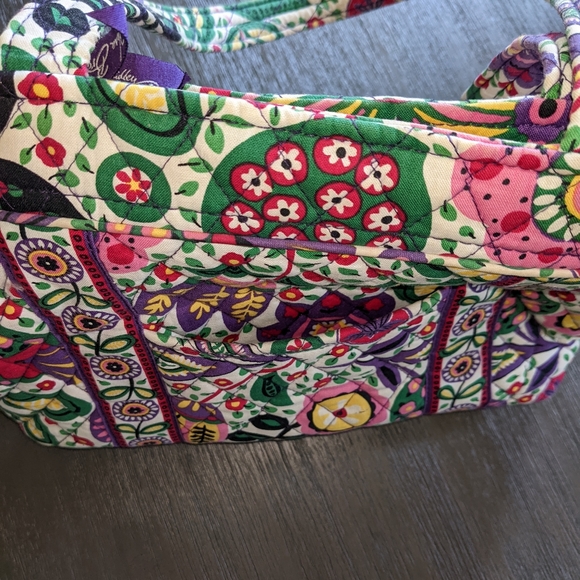 VERA BRADLEY Retired Viva la Vera Floral Quilted Cloth Purse - Picture 4 of 5